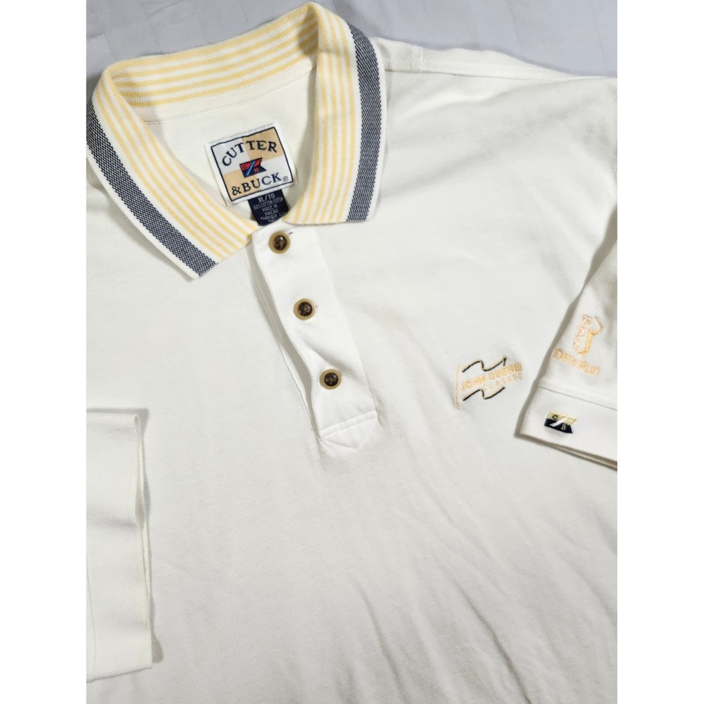 Vintage 1990s Cutter & Buck John Deere Classic Golf Polo Shirt Mens XL 0048